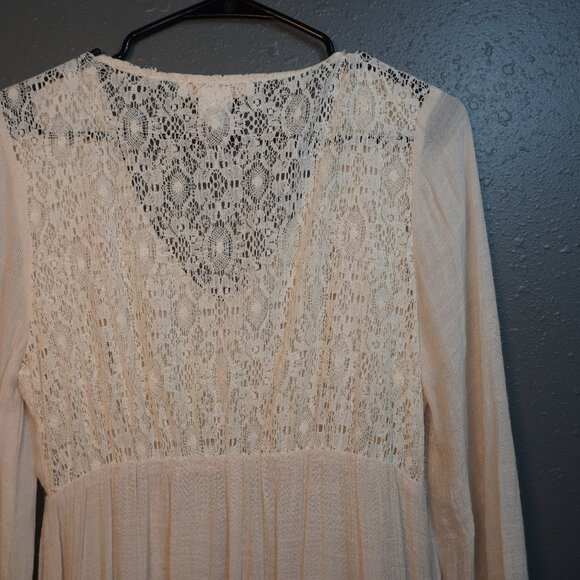 Flying Tomato Womens Embroidered Rayon Poly Floral Flowy Dress Size Medium - Picture 5 of 9